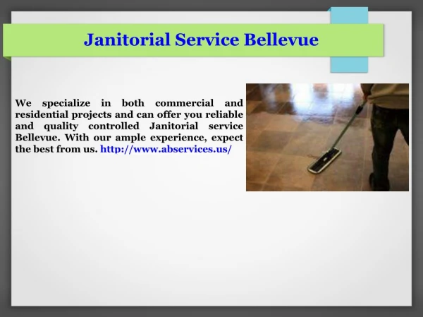 janitorial service bellevue