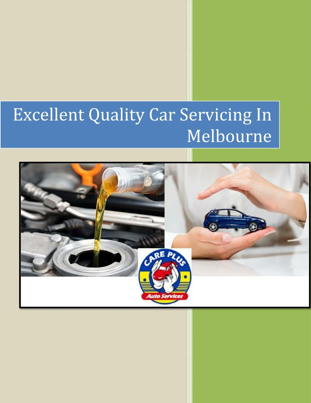 excellent quality car servicing in
