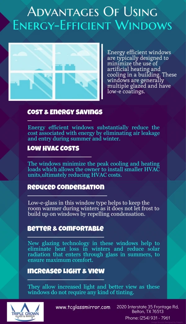 Advantages Of Using Energy-Efficient Windows
