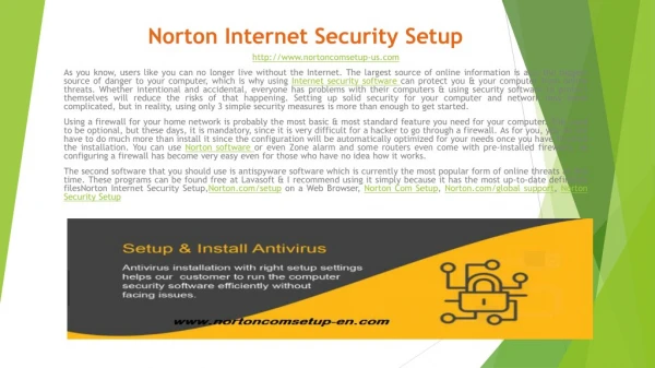 Norton.com/setup Download