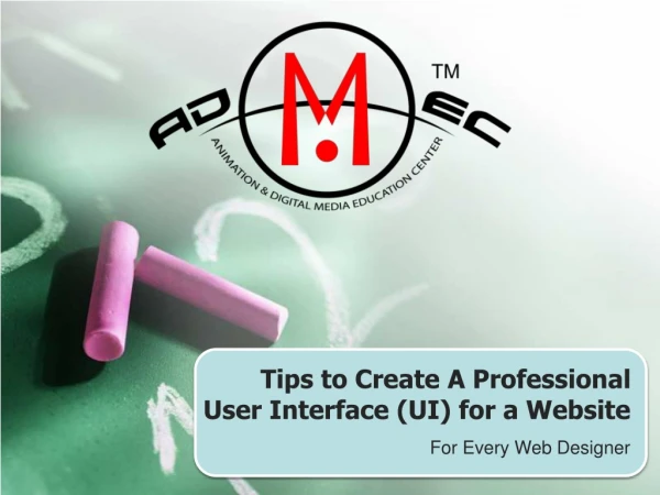 tips to create a professional user interface