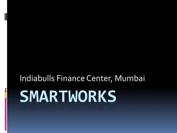 Coworking space Mumbai | Smartworks