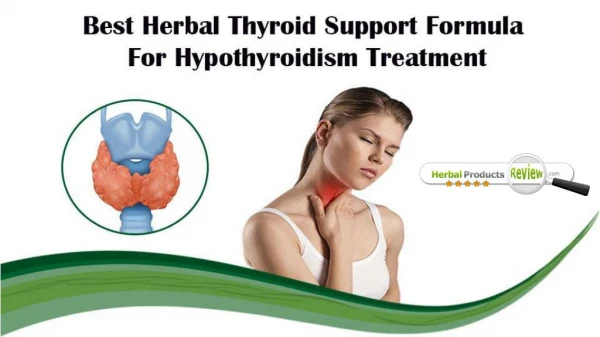 Best Herbal Thyroid Support Formula for Hypothyroidism Treatment
