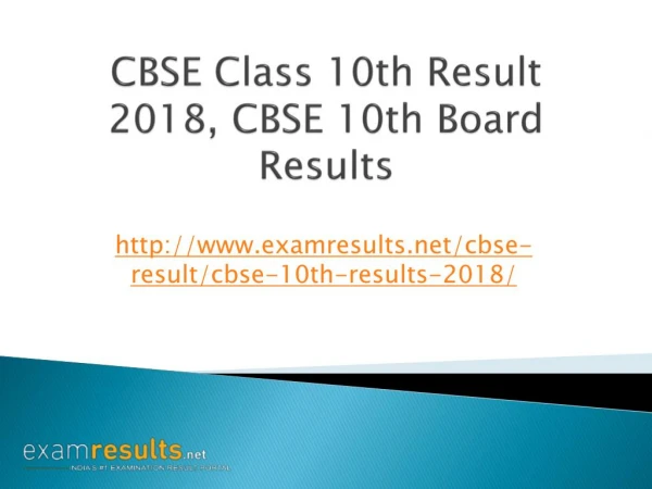 CBSE 10th Result 2018, Central Board of Secondary Education (CBSE) Class 10 Result 2018