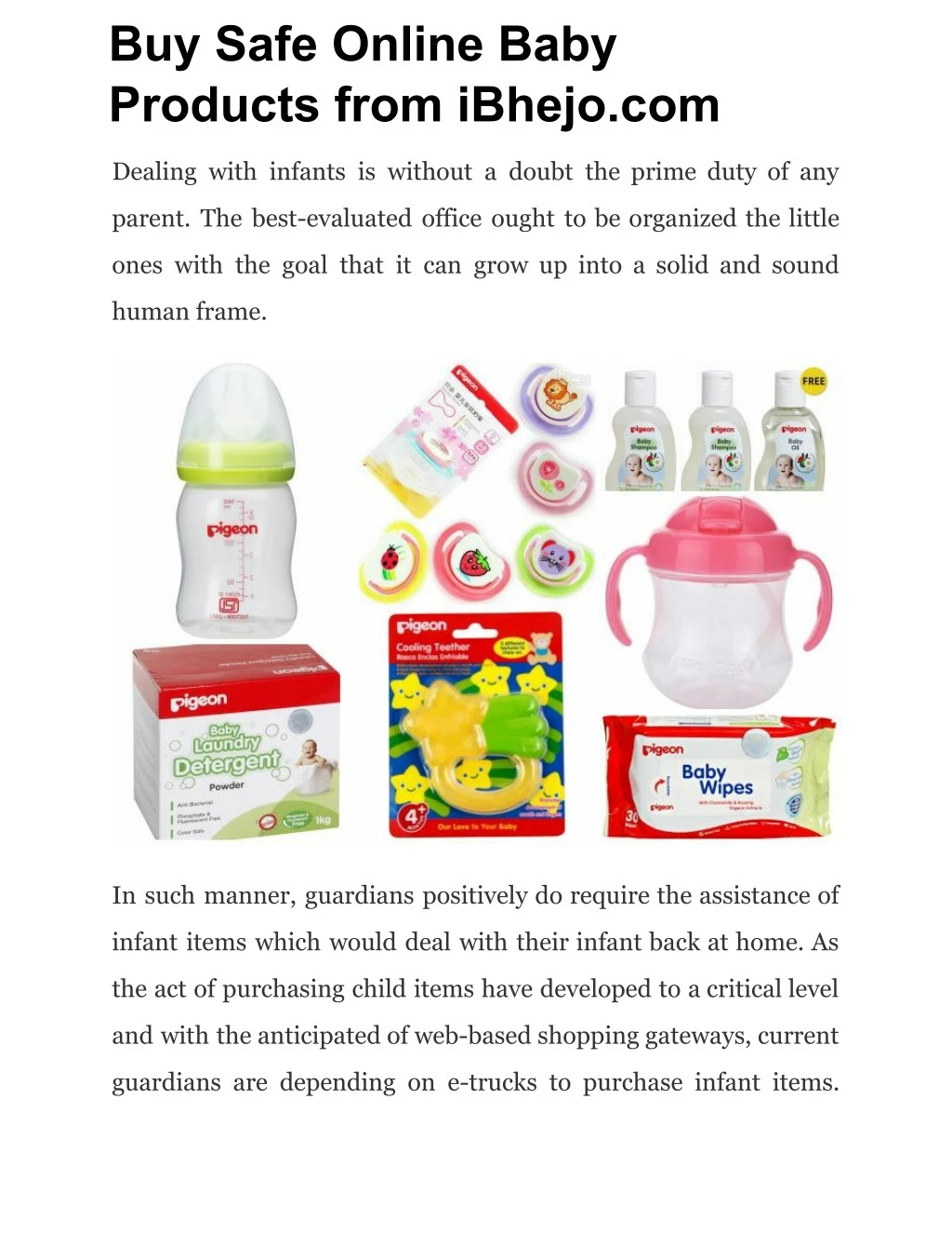 buy safe online baby products from ibhejo com