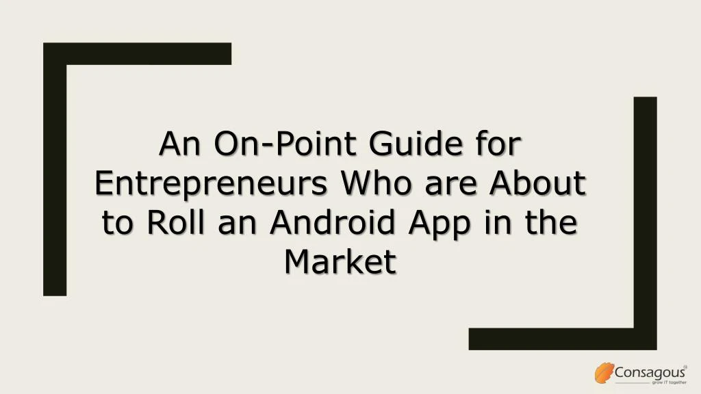 an on point guide for entrepreneurs who are about