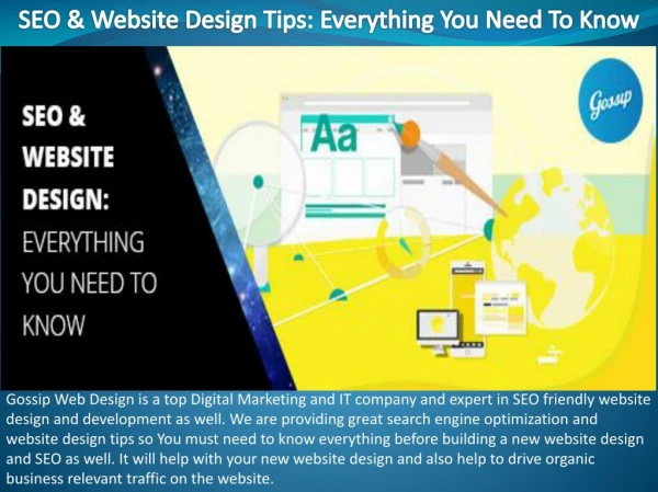 SEO & Website Design Tips: Everything You Need to Know