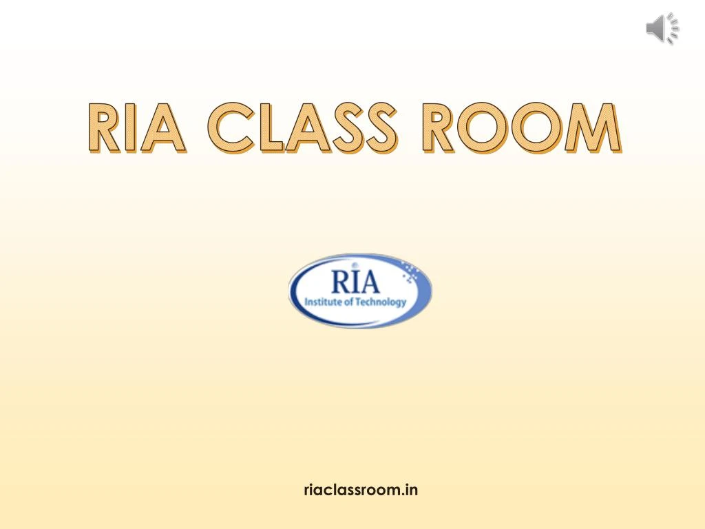 ria class room