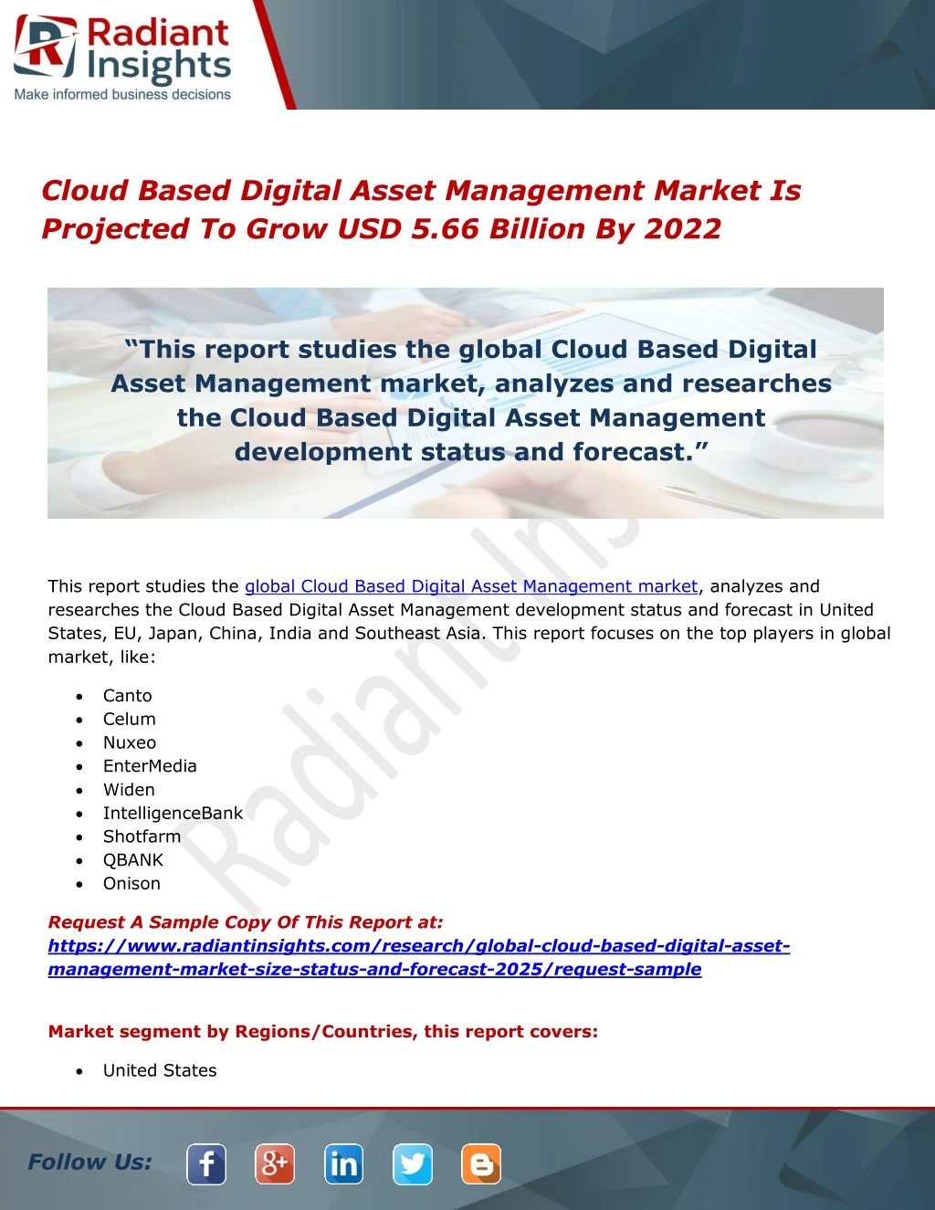 cloud based digital asset management market