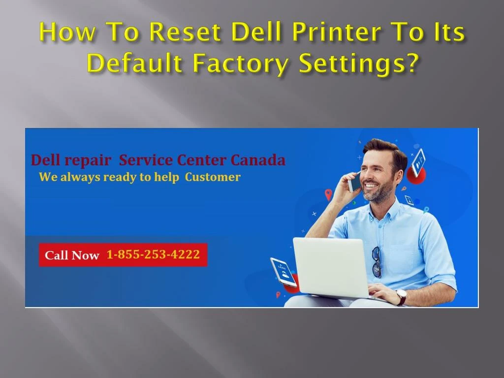 how to reset dell printer to its default factory settings