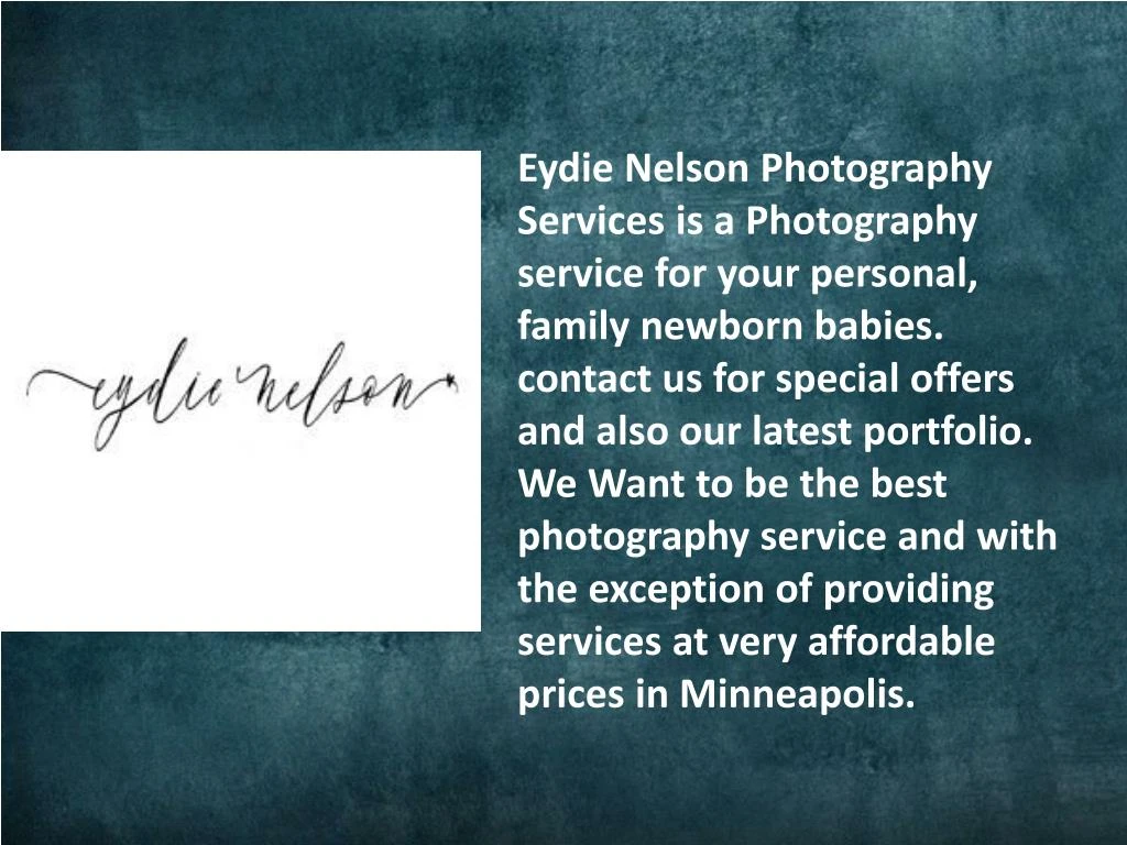 eydie nelson photography services