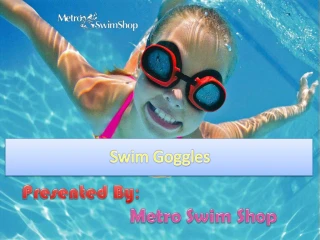Swim Goggles - slide 1