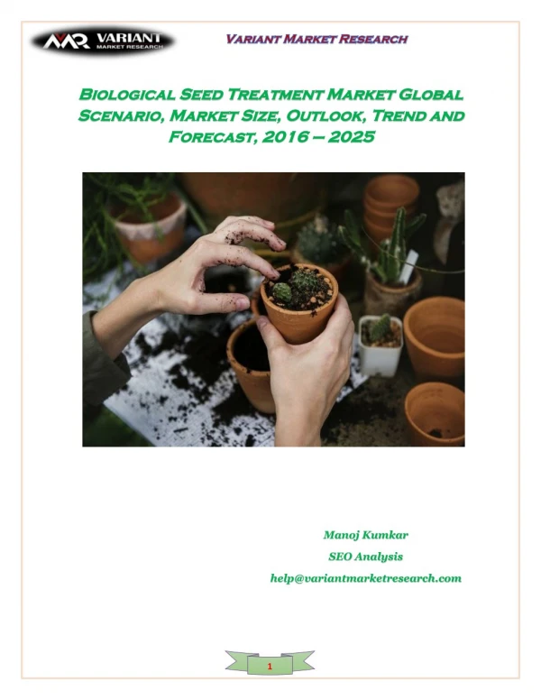 Biological Seed Treatment Market