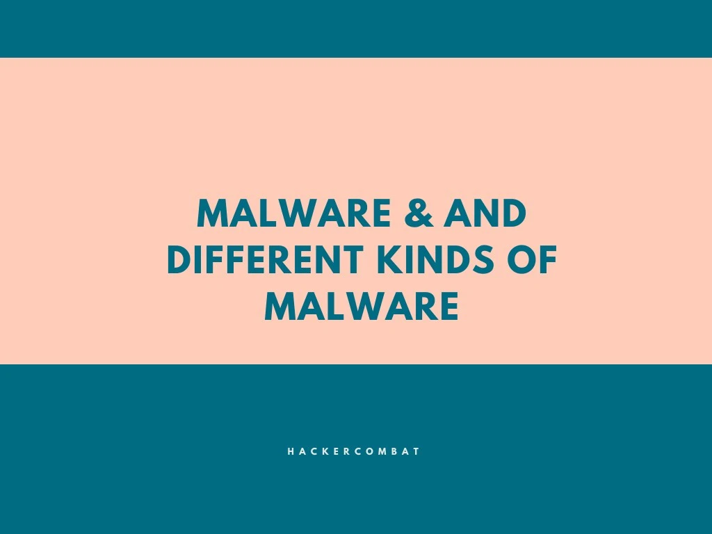 malware and different kinds of malware