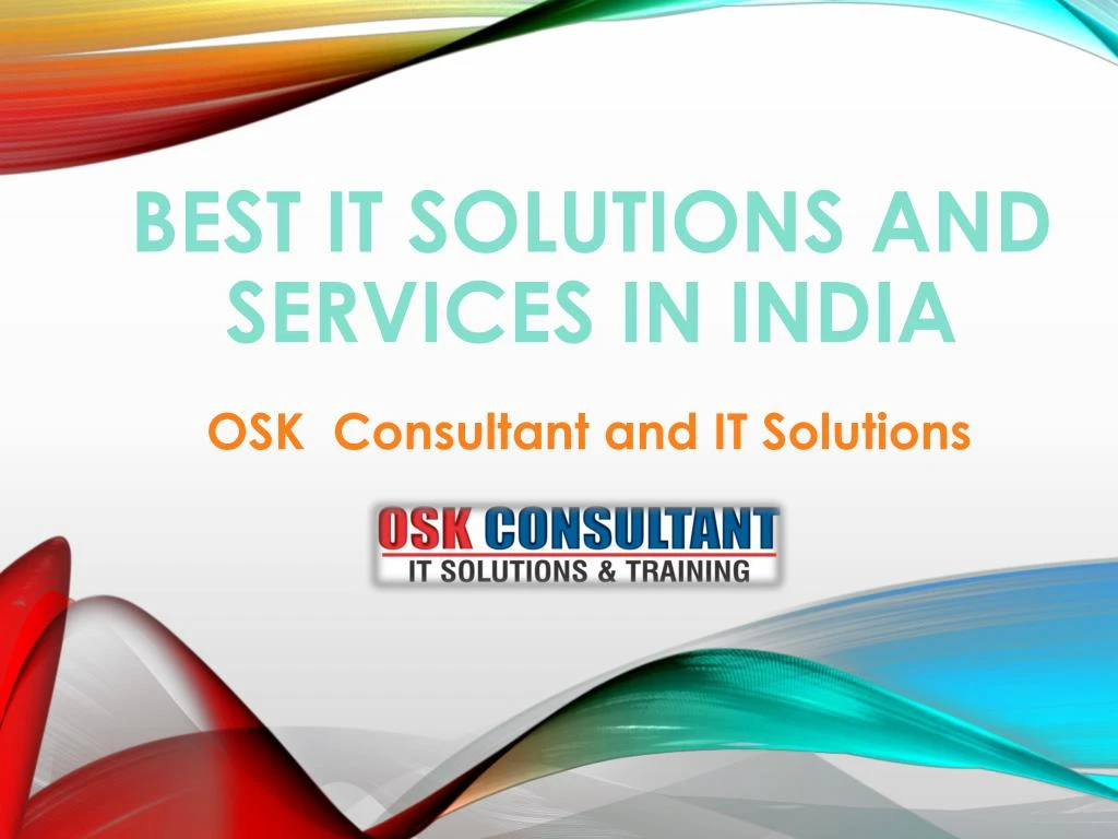 best it solutions and services in india
