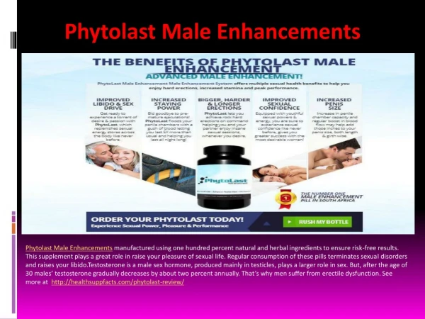 Phytolast Male Enhancements Reviews