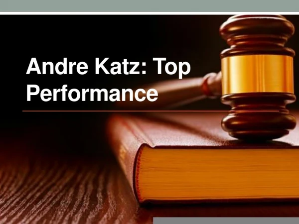 Andre Katz: Top Performance