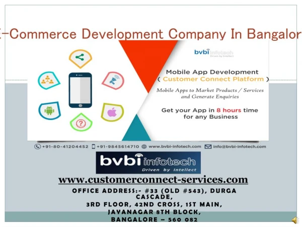 E-Commerce Development Company In Bangalore,M-Commerce Development Company In Bangalore