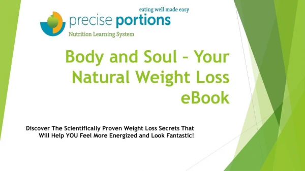 Your Natural Weight Loss eBook