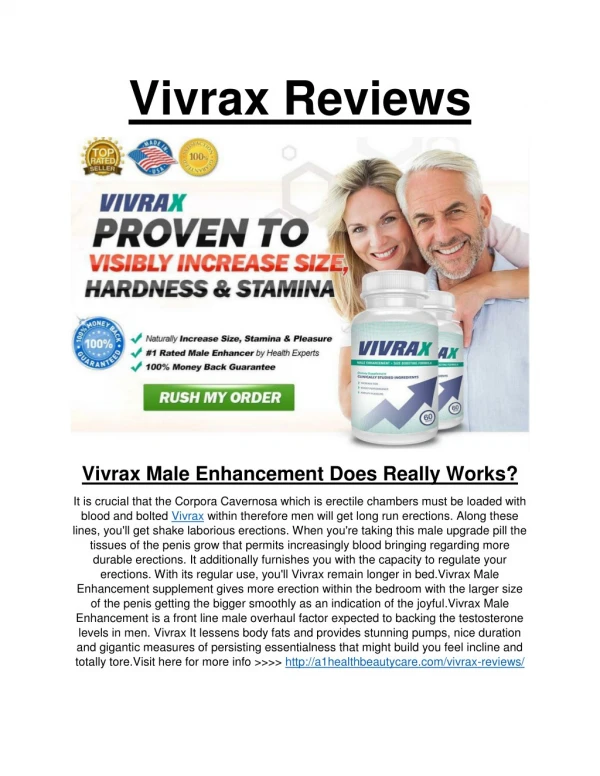 Vivrax Reviews