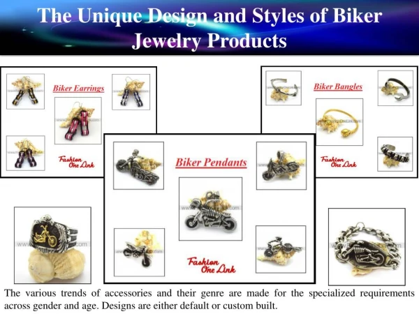 The Unique Design and Styles of Biker Jewelry Products