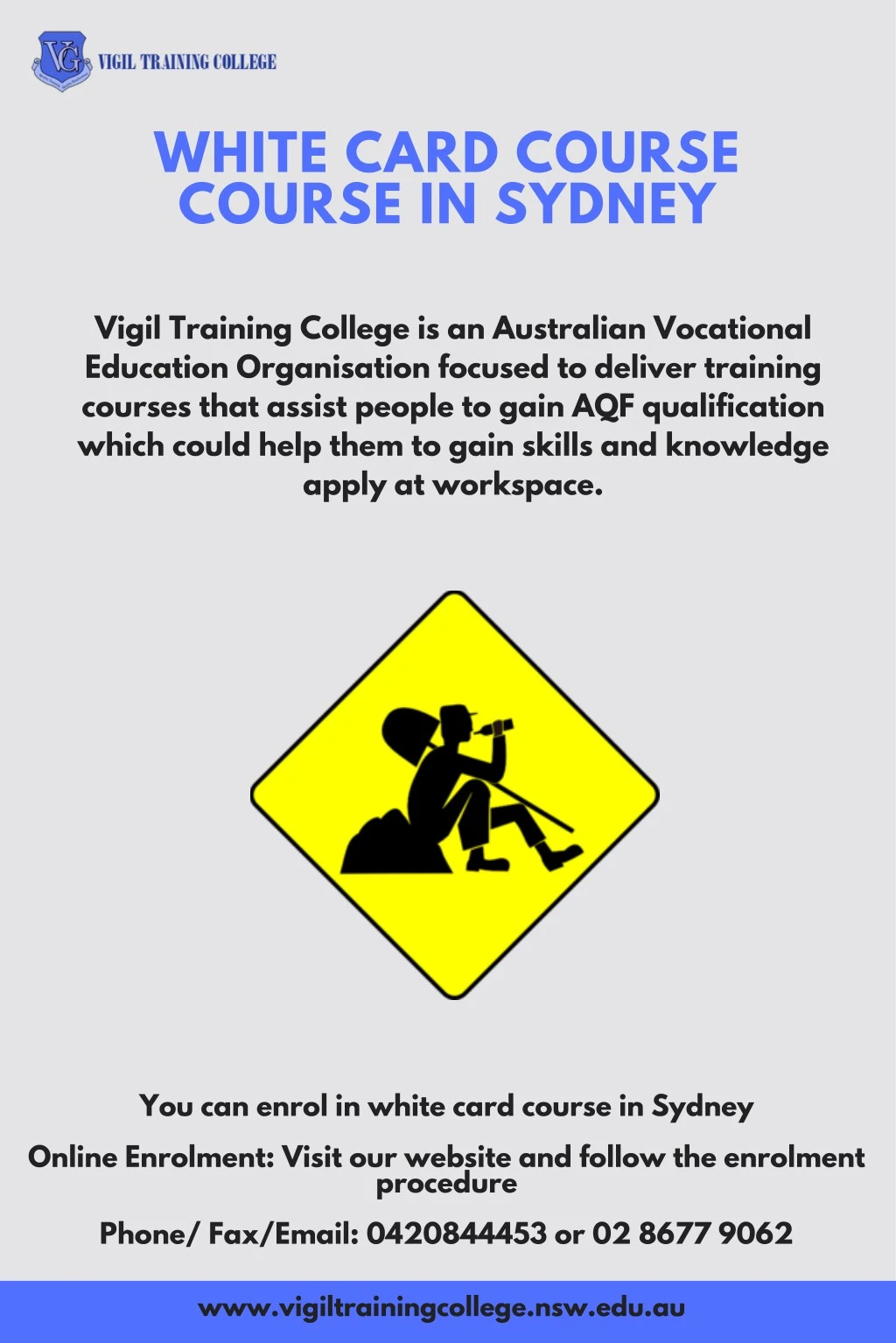 white card course course in sydney