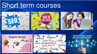 short term courses - slide 1