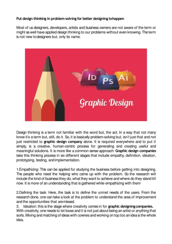 Graphic Design Companies