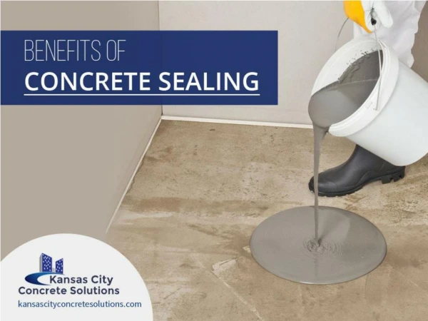 Benefits of Concrete Sealing