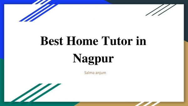 Home tuition in Nagpur with guaranteed results