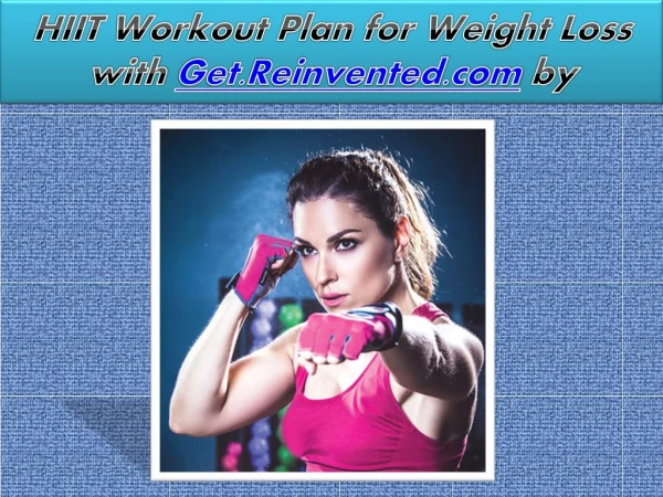 HIIT Workout Plan for Weight Loss