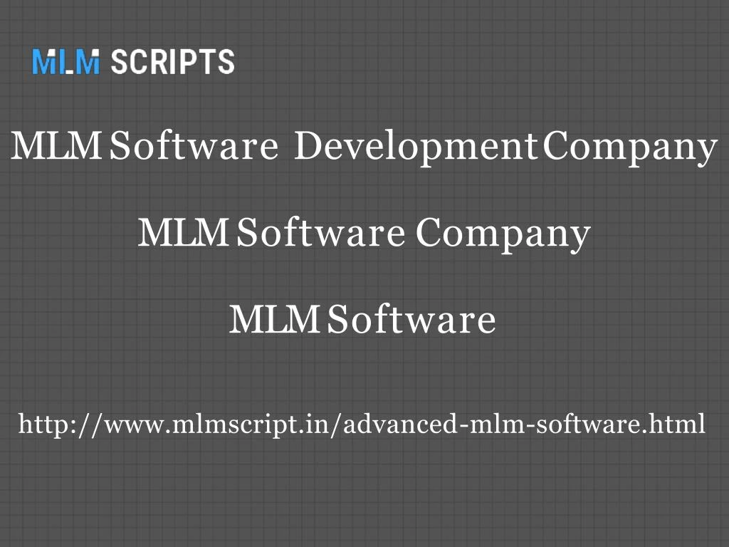 mlm software development company mlm software company