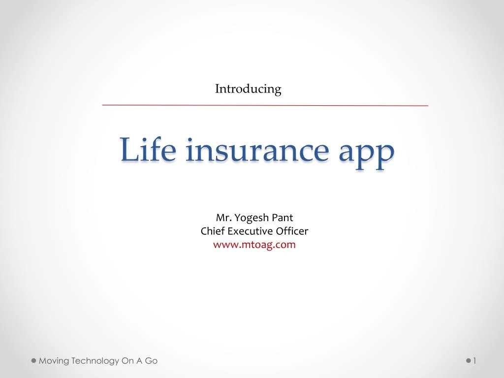 life insurance app