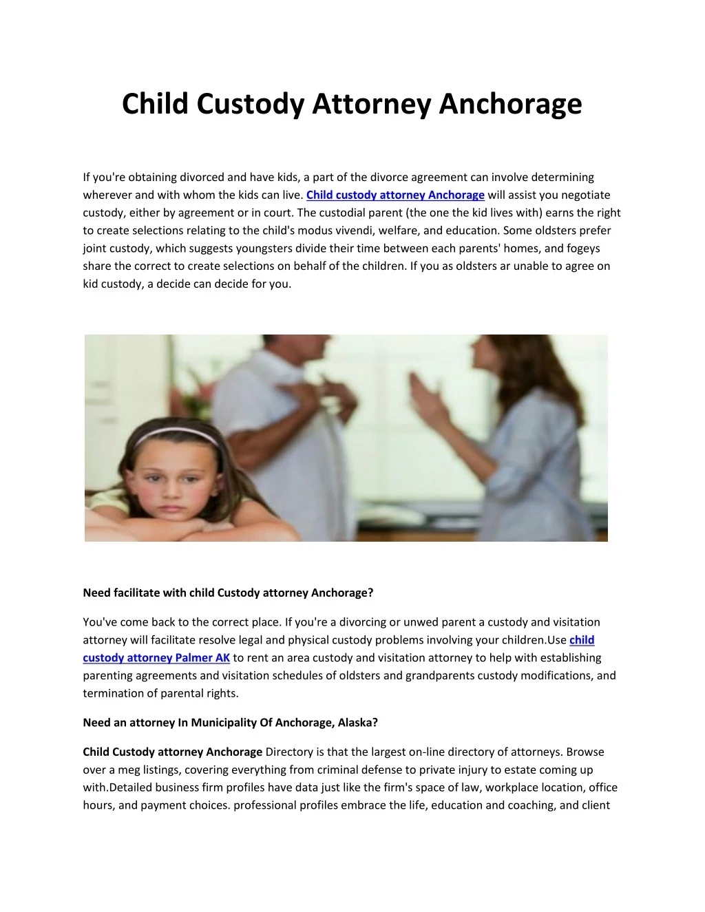 child custody attorney anchorage