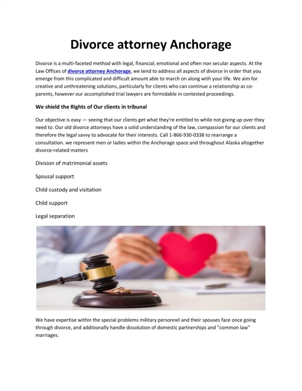 divorce attorney Anchorage