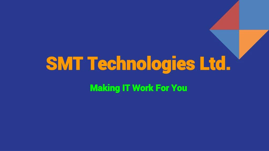 smt technologies ltd