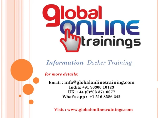 Docker training | Docker Administration corporate course - GOT