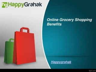 Online Grocery Shopping Benefits
