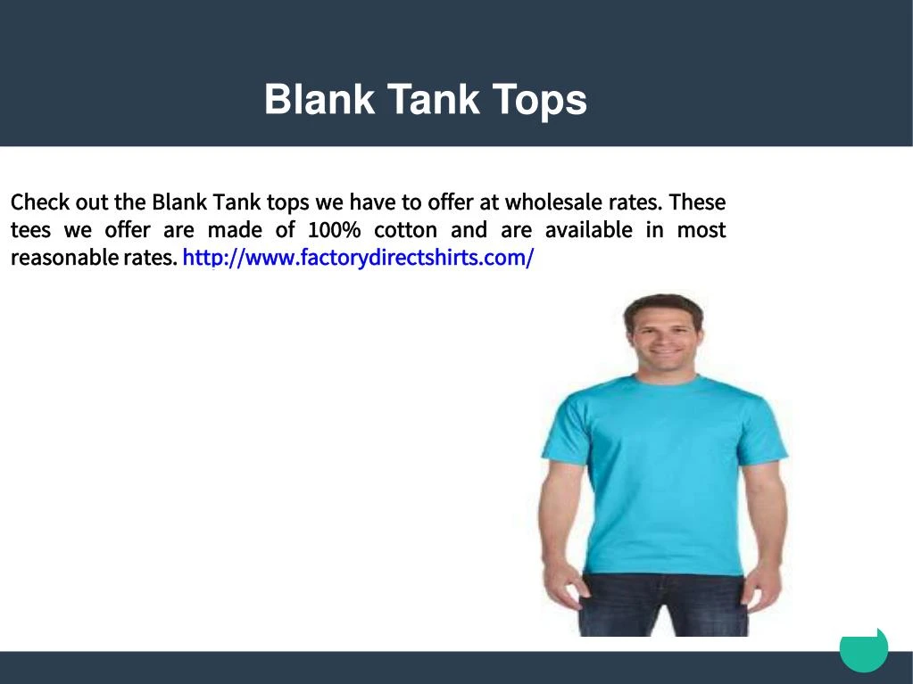 blank tank tops