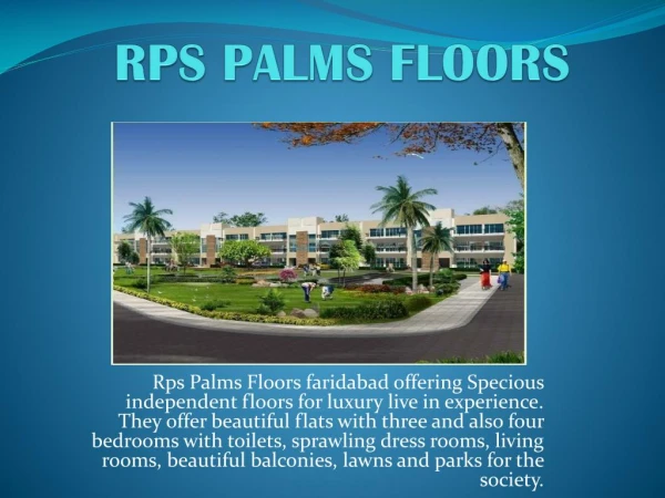 rps palm floors faridabad | rps palms floors sector 88