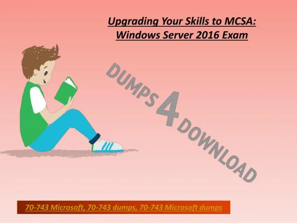 Microsoft Free 70-743 Exam Dumps PDF Dumps4downlod.in