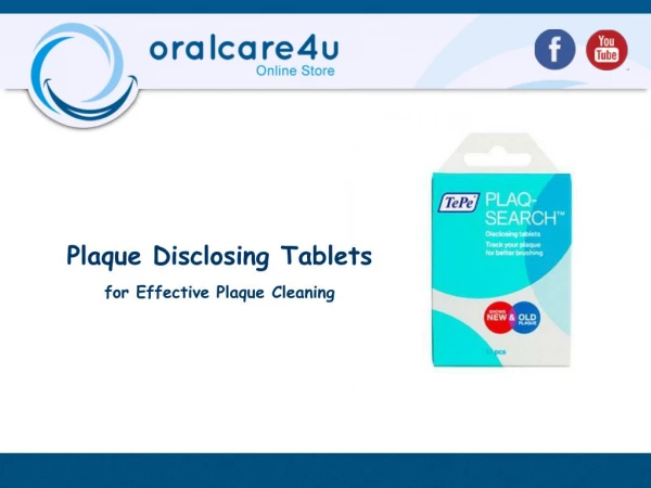 Plaque Disclosing Tablets for Effective Plaque Cleaning