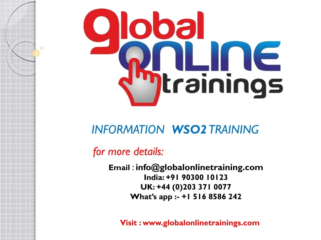information wso2 training