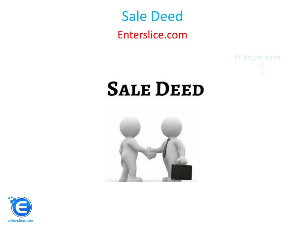 sale deed enterslice com