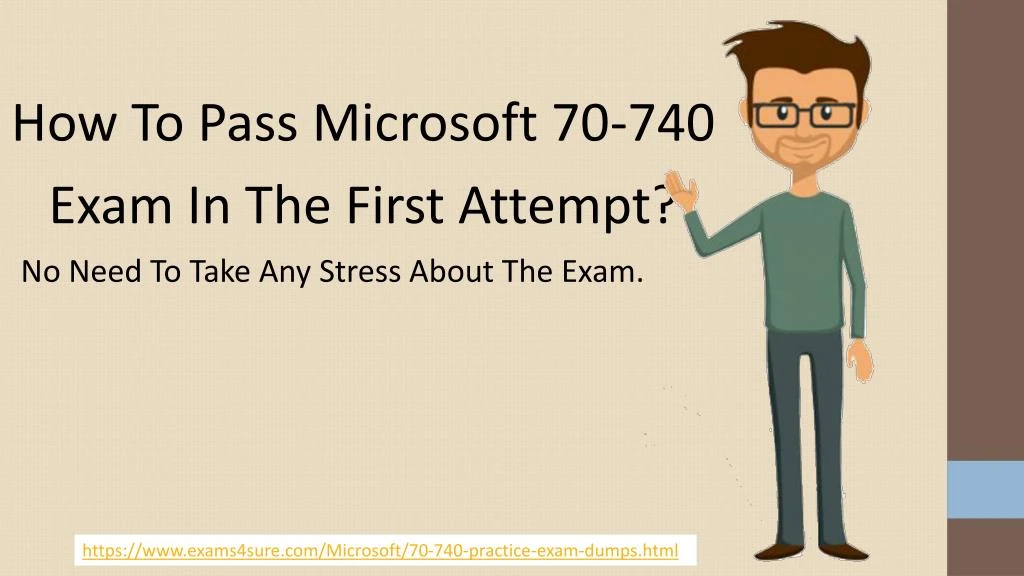 how to pass microsoft 70 740 exam in the first