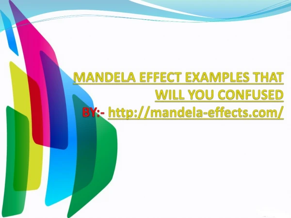 Mandela Effect Proof with 25 Brainstorming Mandela Examples