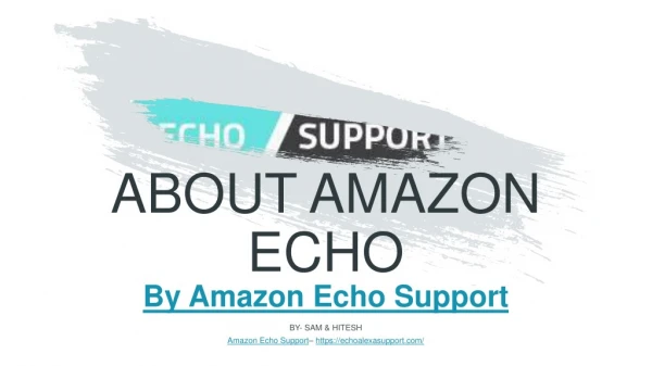 Guide - Amazon Echo Support