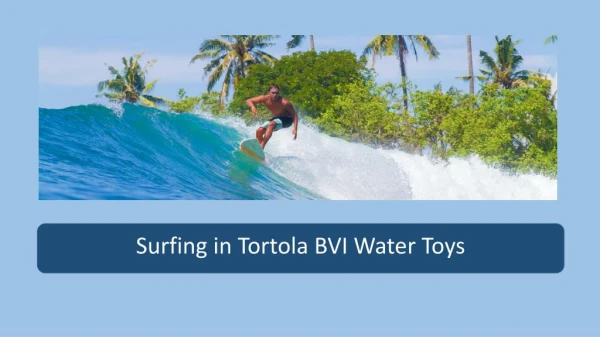 Island Surf and Sail-Tortola BVI Water Toys