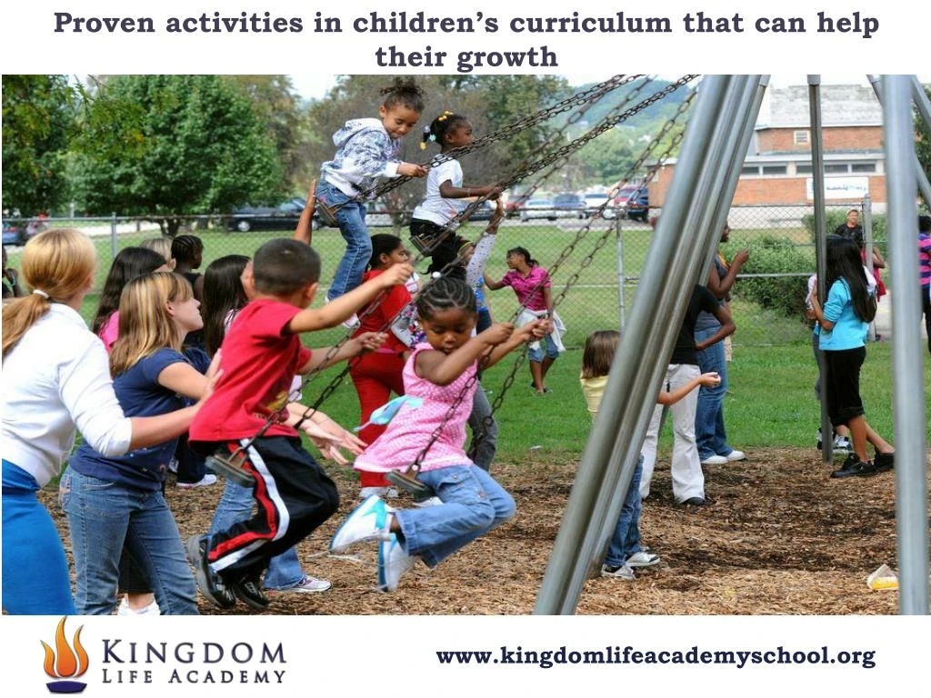 proven activities in children s curriculum that can help their growth