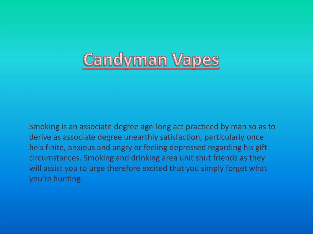 candyman vapes
